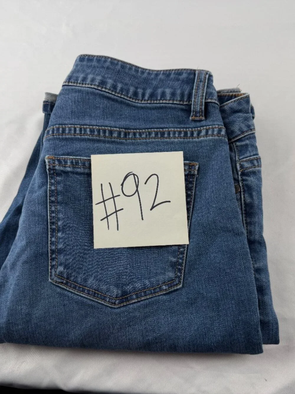 Talbots Women Blue Curvy Bootcut Jeans Denim Stretch Pants Size 6 Regular